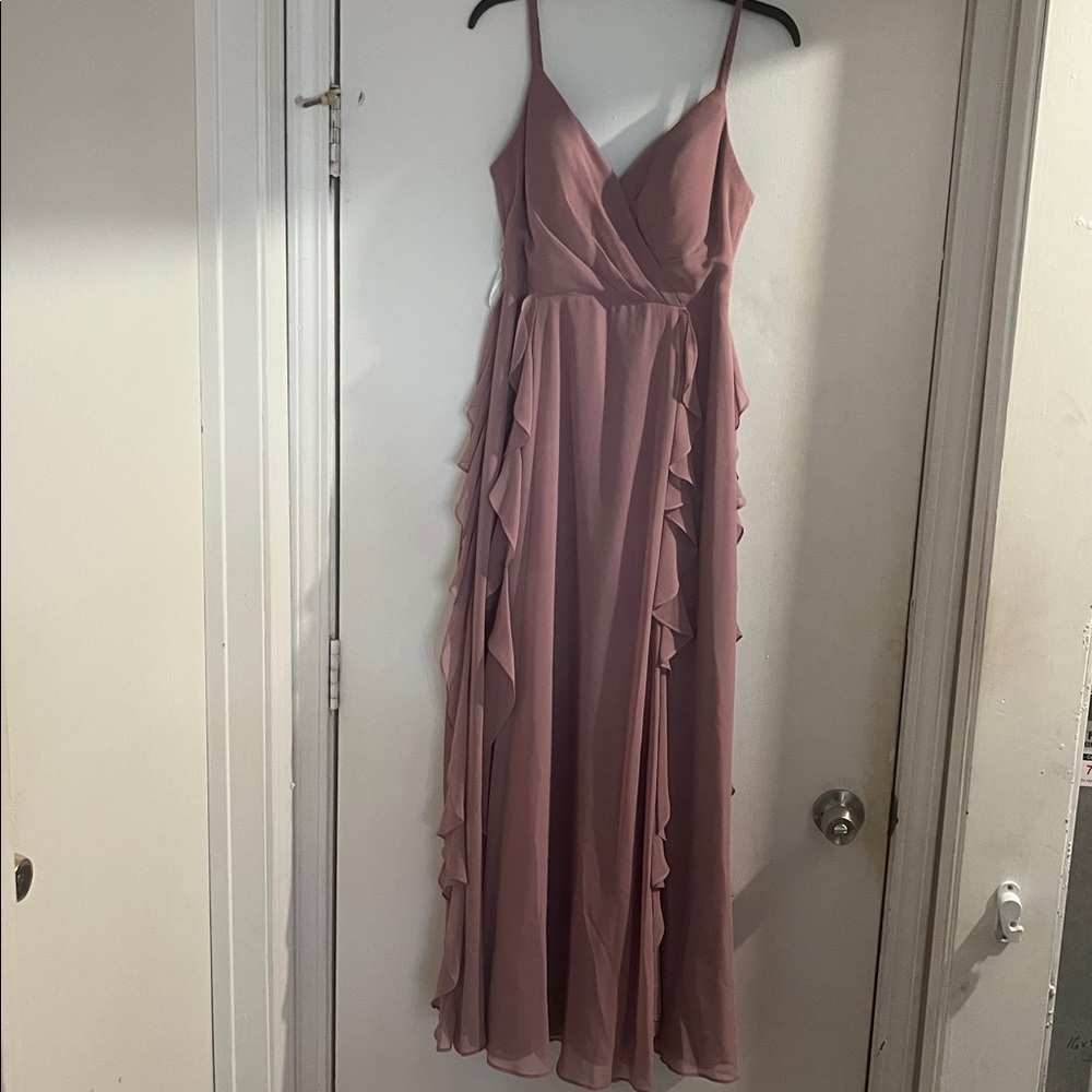 Azazie Mauve Bridesmaid Dress
